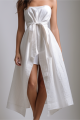 Custom White Daily Dresses ladies