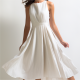 Custom White Daily Dresses ladies