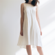 Custom White Daily Dresses ladies