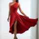 Custom Red Party Dresses ladies