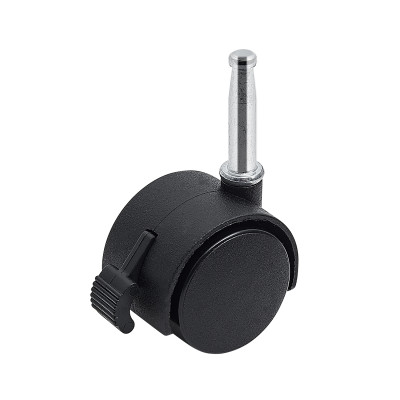 30mm  furniture Caster Ring Wheel With Brake of  Nylon/PP  For Office Chair