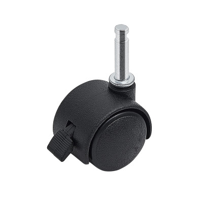 30mm  furniture Caster Ring Wheel With Brake of  Nylon/PP  For Office Chair