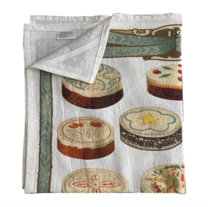 100%cotton custom full printed tea towel personalized dish cloths kitchen towels