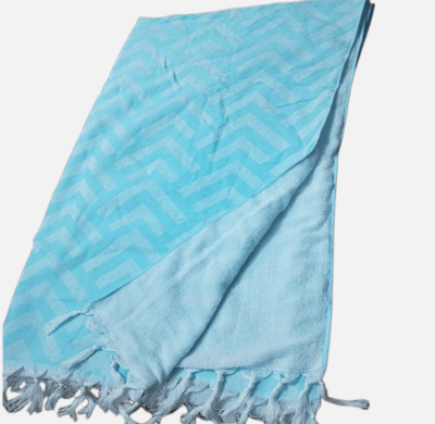 100%Cotton Custom Turkish Terry Fouta Beach Towel