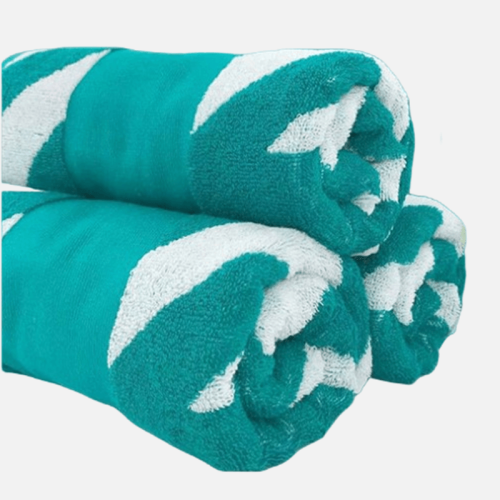 High Quality Beach Towel Manufactures Personalised Custom 100%Cotton Jacquard Woven Beach Towel with Logo