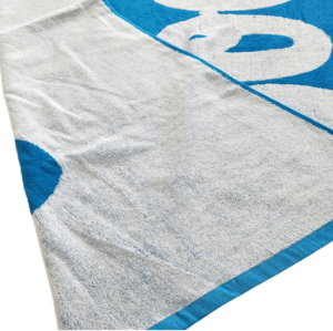 High Quality Beach Towel Manufactures Personalised Custom 100%Cotton Jacquard Woven Beach Towel with Logo