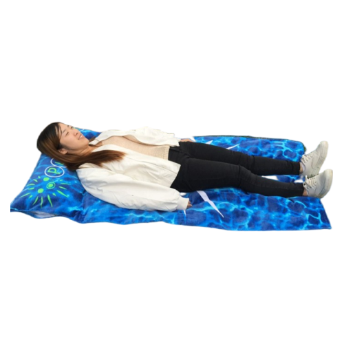 100%Cotton custom printed beach towel with pillow
