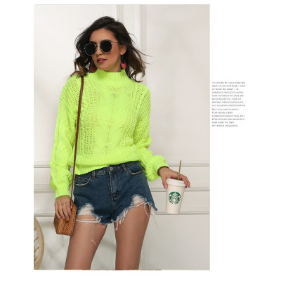 custom cable knit mock neck pullover sweaters