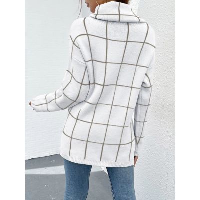 custom mesh turtelneck pullover