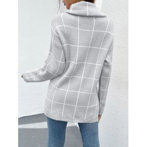 custom mesh turtelneck pullover