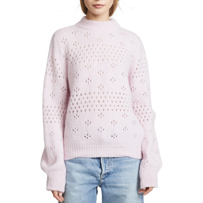 Custom Crochet Solid Crewneck Pullover