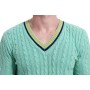 Fashion custom men knitted sweater V Neck Knitting Patterns Warm men sweater