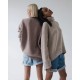 Custom 100% Pure Cashmere Women's Turtleneck Sweater Pullover Winter Knit Custom V Neck Polyester Cotton Wool Cashmere Sweater
