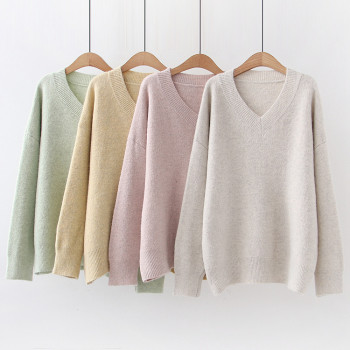 long sleeve women sweater custom knit women's sweaters