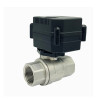 Stainless steel motorized water valve with electric actutor for water leak detection