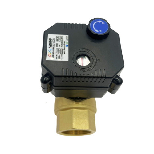 24v dc motor operated mini electric ball valve