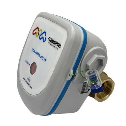 wireless Lorawan ball valve for Centralized Water Management