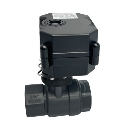 1/2 inch 3/4 inch1 inch pvc electric motor actuated ball valve