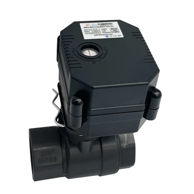 electric pvc ball valve driven by motor actutor