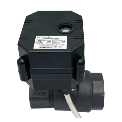 1/2 inch 3/4 inch1 inch pvc electric motor actuated ball valve