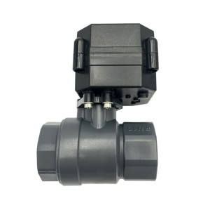 electric actuator pvc plastic ball valve for automatic Remote water control