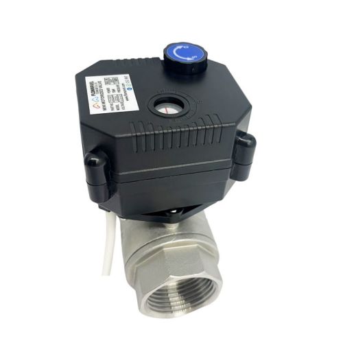 1/2 inch 3/4 inch 1 inch 2 inch mini motorized ball valve with manual override