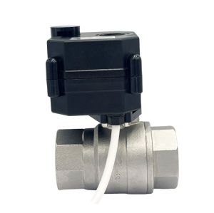 2 way stainless steel motorized ball valve normally closed