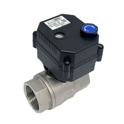 Electric motorized ball valve for remote water flow control 12v 24vac 110v 120v 220v