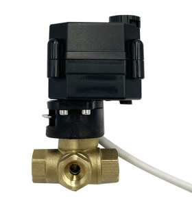 Wholesale Electric Motorized 3-Way Brass Ball Valve with Electric Actuator - 12V, 24V, 220V Options for Flow Control - OEM/ODM for Brand Partners