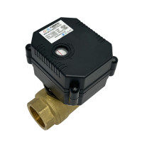 Electric motorized actuator ball valve work as automatic electronic drain valve