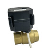 Brass Motorized Ball Valve- 1/2" Electrical Ball Valve with Full Port, 9-24V AC/DC and 2 Wire Setup