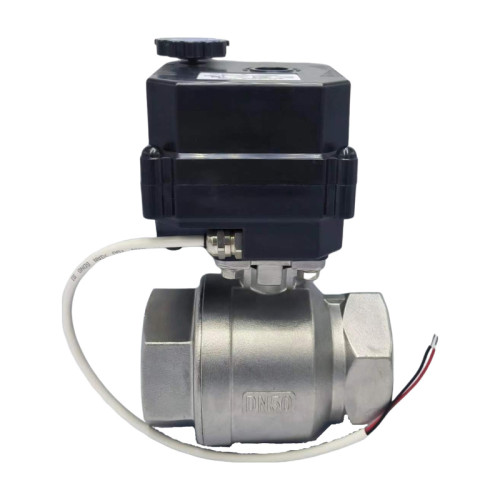 Electrically actuated stainless steel motorized ball valve 2inch