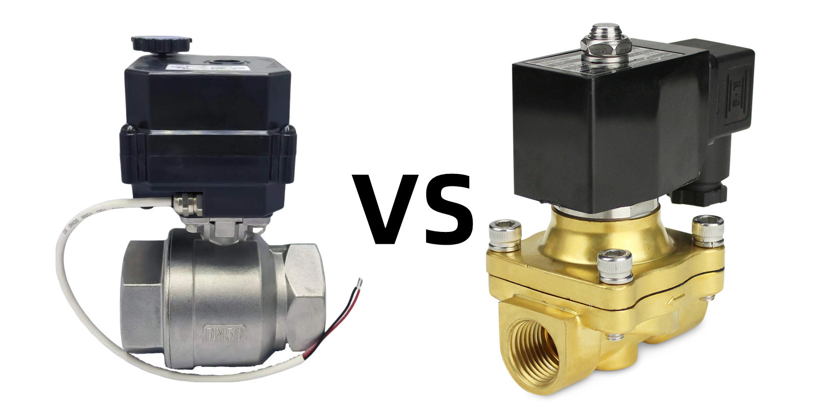 In what cases, motorized ball valve works better than solenoid valve?