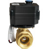 OP04 Wiring - 12v 24v, 2 Wires, power on-open, power off-close electric motorized water ball valve