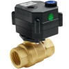 OP04 Wiring - 12v 24v, 2 Wires, power on-open, power off-close electric motorized water ball valve