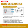 OP01 Wiring - 2 Wires, Reverse Polarity control electric motor actuator ball valve