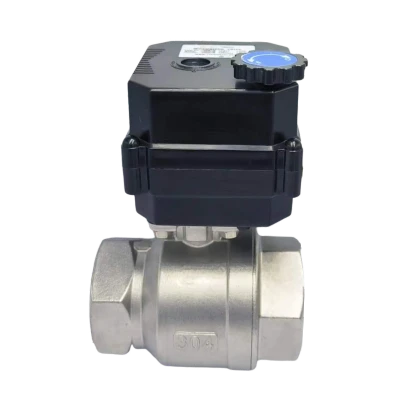 Electrically actuated stainless steel motorized ball valve 2inch