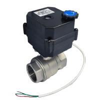 2 motorized ball valve with 12v 24v electric actuator
