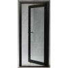 Aluminum Frame Hinged Swing Door, Double Glazed Casement Door, Soundproof, French Style, For Bedroom, Entrance