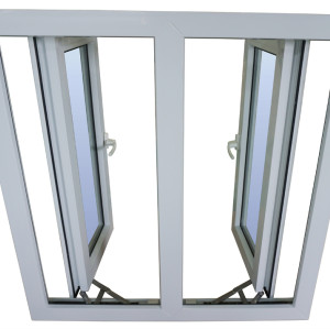 Custom UPVC Casement Window, Hurricane Proof, Hinged Window for Kitchen, Bathroom, Window Manufacturer