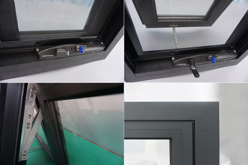 Aluminum Chain Winder Awning Window details