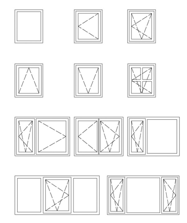 ROPO UPVC Tilt and Turn Window Possible Configurations