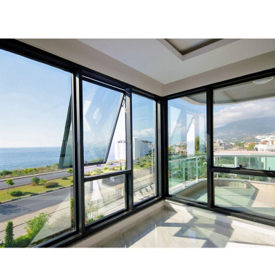 Aluminium Soundproof Windows, Soundproofing Awning Windows, European Style, Project Window For Room, Office