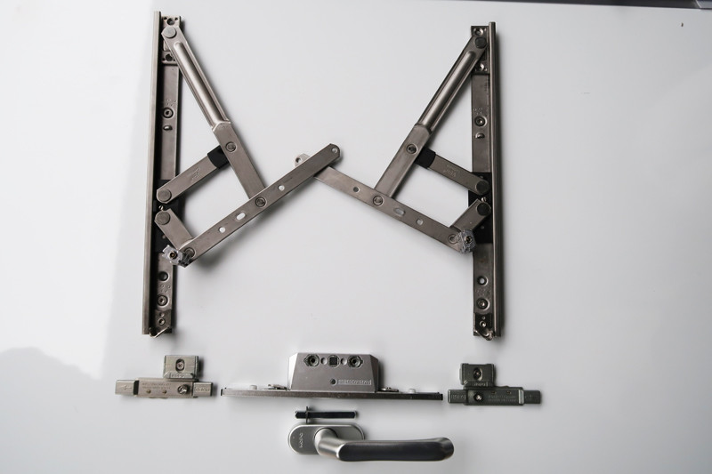 Double Glazed Aluminum Top Hung Awning Window Hardware