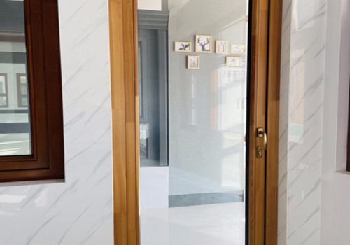 Manufacture Aluminium Clad Timber Casement Door, Soundproof, Energy, French Door For House, Hinged Door For Bathroom, Entrance, Kitchen