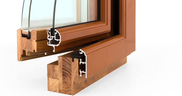 Alumminum Clad Timber Tilt & Turn Window Coner Sample
