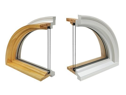 Aluminum Clad Timber Fixed Window Corner Joint