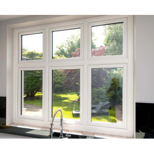 High Quality China PVC Window, UPVC Combination Window, Combination Double Glass Window, Hurricane Proof, For Bedroom, Living Room