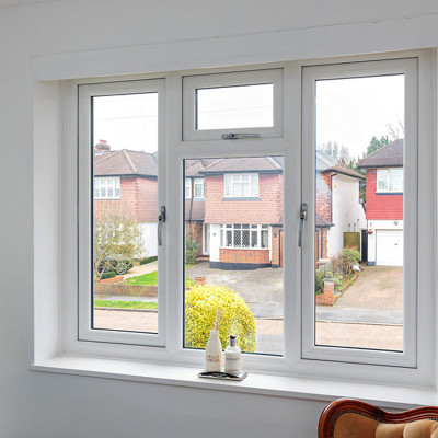 High Quality China PVC Window, UPVC Combination Window, Combination Double Glass Window, Hurricane Proof,  For Bedroom, Living Room