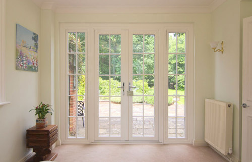 Customized UPVC Casement Door, Hinged Door, Heat Insulation, Save Energy For Entrance Door, Living Room